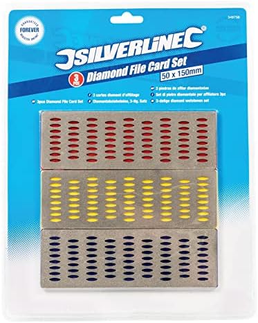 Silverline 349756 Diamond File kartica - 50 x 150 mm, set od 3