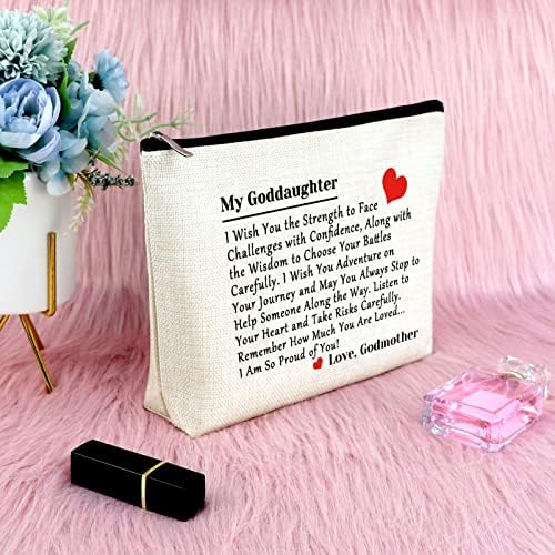 Godding poklon od kummother makeup torba za angažman za kum na inspirativni poklon za djevojke teen vjerski