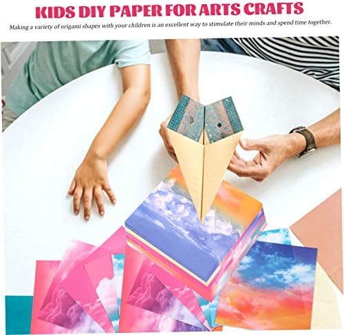 Exviart 800 listova ručno preklopno veselo ručno dječje ukrašavanje umjetnosti u boji papir odrasli obrtni