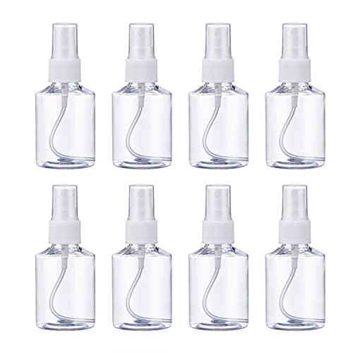Pandahall 20pcs Clear Prijenosne flašice za prskanje 50ml Prazna raspršivača plastične pumpe za tečno dezinfekciju Alkohol sapun sapun sapun