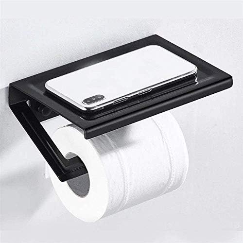 LANDUA WC ROLL CANLER Držač za držač telefona WC WC-u kupaonicu Držač za papir sa kutijama za ručnik s policom