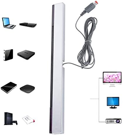 Senzorski bar za Wii, zamjena bežičnog senzora, infracrveni IR Ray signalni signal senzora motiona, kompatibilan