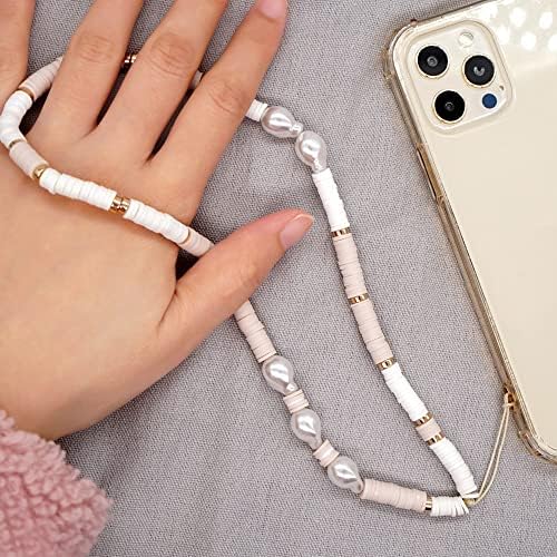 WYKDD lanac za mobilni telefon ženski Meki keramički umjetni biser lanac za ručni zglob protiv gubitka
