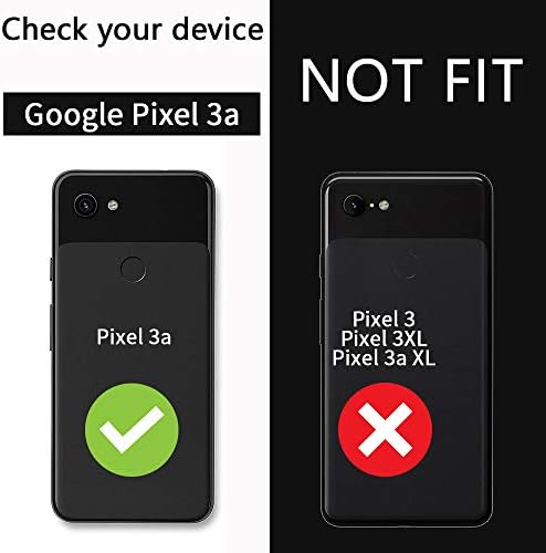 Clear Google Pixel 3a Case silikon, Ultra [Slim Thin] fleksibilna meka koža TPU Gel otporna na ogrebotine gumeni
