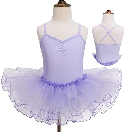 TiaoBug Kid Girls Ballet Tutu haljina plesna odjeća Gimnastika Leotard atletska lirska plesna haljina