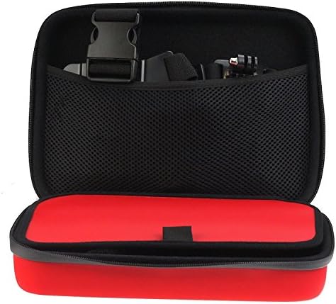 Navitech Red Shock Proof akciona kamera / poklopac kompatibilan sa Cooler 1.5 Zoll Full HD sportskom kamerom