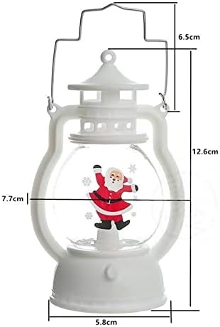 Božić LED svjetla elektronski svijeće Santa Claus snjegović
