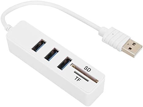 USB 3.0 Hub, 3 Port prijenosni USB razdjelnik, memorijska kartica / / mali čitač memorijskih