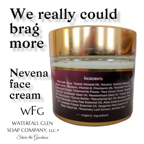 WFG WATERFALL GLEN SOAP COMPANY, LLC. Organska krema za lice Nevena