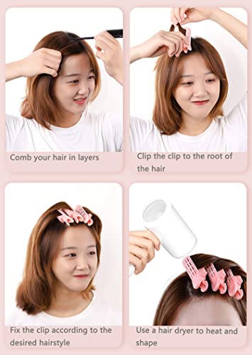 Instant Hair volumizing Clip za žene, 6pcs Volumizing Hair root Clip Roller Wave Fluffy Hair Clip