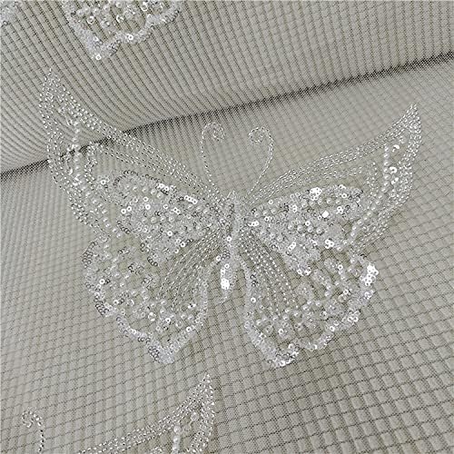 Little Pandada perli leptir čipka za place za vez od leptira sa šivanjem šprica na bridalnim haljinama Craft
