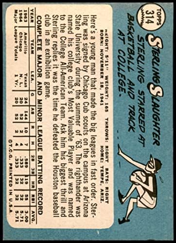 1965 TOPPS 314 Sterling klaonice Chicago Cubs VG / Ex Cubs