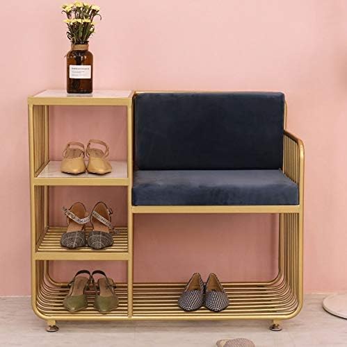WSZJJ Kreativna klupa za cipele sa 4 sloja stalak za cipele Kombinacija stolice za skladištenje