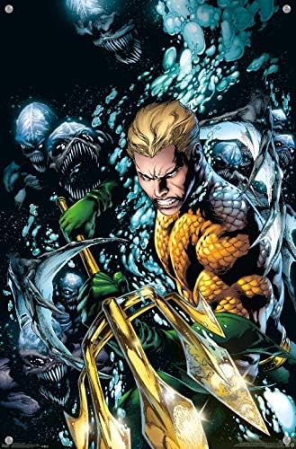 DC stripovi - Aquaman - Trident zidni poster sa push igle