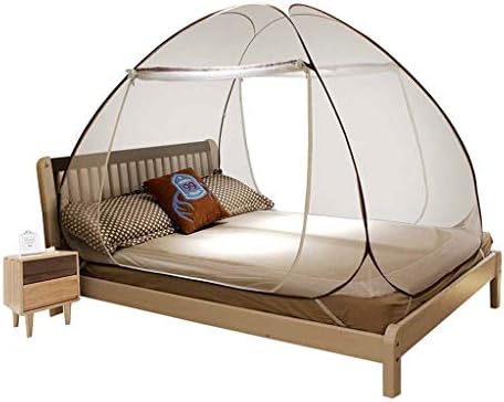 Mreža protiv komaraca prenosiva sklopiva za ležaj, poliesterski šator Nije potreban sklop, preko