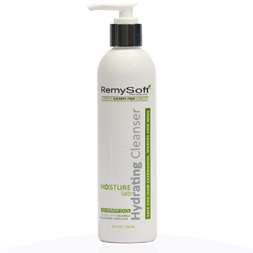 RemySoft Moisturelab System-Safe for Hair Extensions, Weaves and Wigs-Salon Formula Shampoo, regenerator