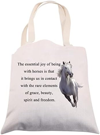 Konji top torba Konji pokloni Konjički pokloni za ljubitelje konja platno tote torba vlasnik konja poklon konja
