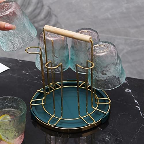CLISPEED držač za čaše za vodu držač za čaše stalak za stalak za Gvozdene šolje stalak za odvod dekorativne