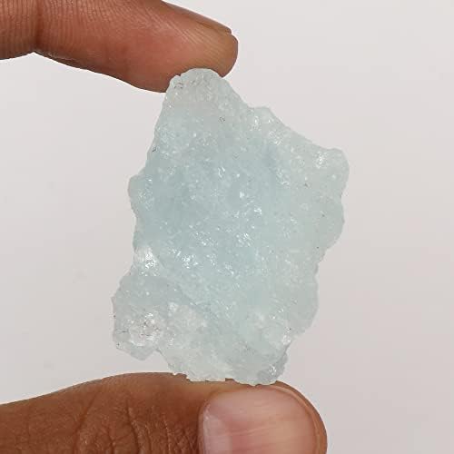 Gemhub 108.7 CT AAA i vrlo prirodni aqua nebo akvamarin certificirani labavi dragi izliječenje kristalne