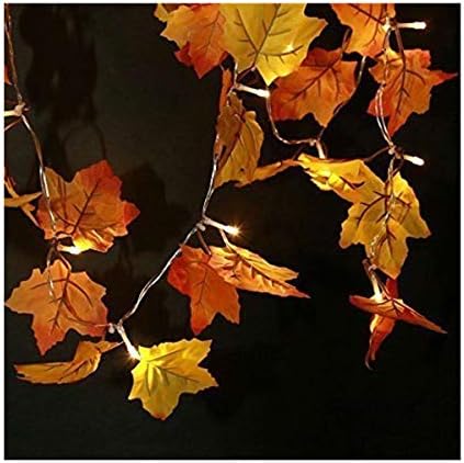 LED osvijetljeni jesenji javorov list jesenji listovi Garland svjetla ukrasi za žice poklon - InkNation4Lyfe