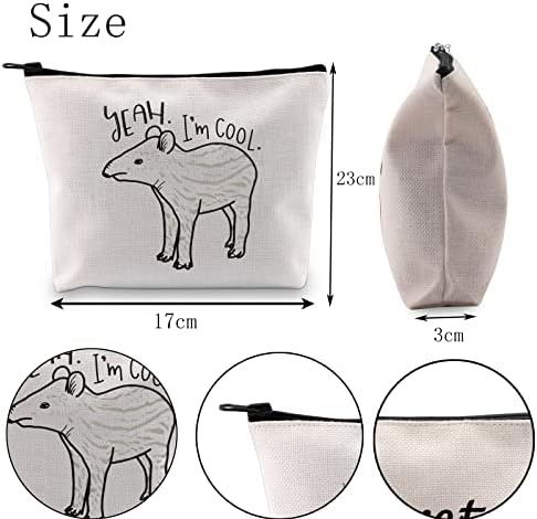 POFULL poklon za Tapir za bebe da, cool sam poklon za zaštitu kozmetičkih torbica za zaštitu životinja