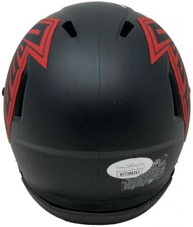 Michael Vick potpisao White Atlanta Falcons Mini Speed Replica Eclipse Helmet JSA-AUTOGRAMED NFL Helmets