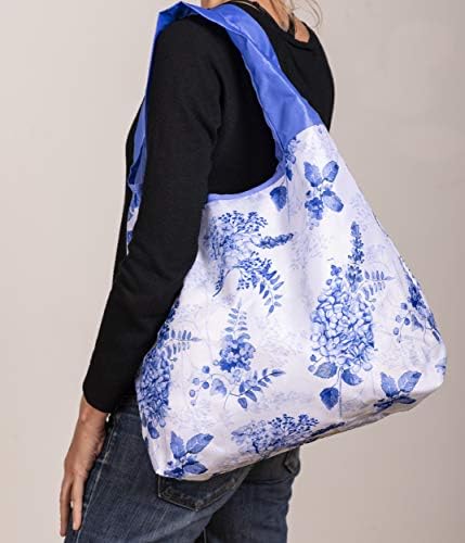 O-WITZ torba za višekratnu upotrebu, Ripstop, preklopi se u torbicu, Vintage plava