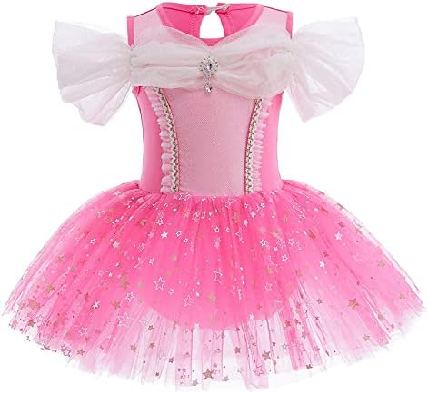 MyRisam princeza Leotardi za djevojke Baletni ples Tutu Skirted Ballerina haljina Birthday Fantanty