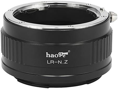 Haoge ručni adapter za objektiv za Leica R LR objektiv Nikon Z Mount Camera kao što je Z7II Z6II Z6 Z7