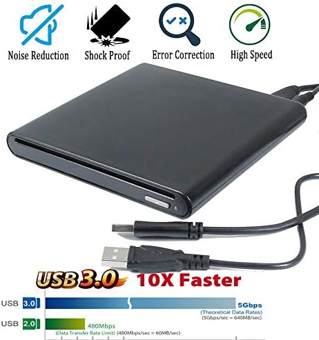 USB 3.0 eksterni 3D Blu-ray plejer optički pogon, za MSI Gaming Laptop GF 63 GF63 GF75 GF65 Thin GT76 GT 76