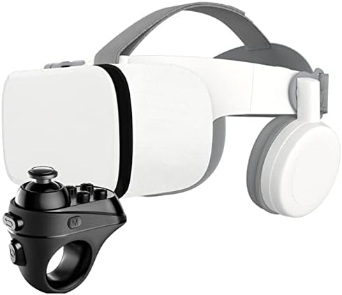 NUOPAIPLUS VR slušalice, 3D VR naočare Bluetooth VR kaciga virtuelna stvarnost slušalice za pametne