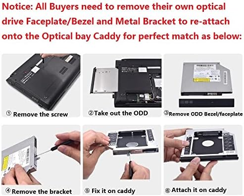 De mladi 2. SATA Hard disk SSD HDD Caddy Frame Tray za ASUS Q550LF X450LD F550CC UL80VT - A1 N550 N550JV