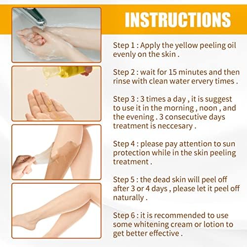 VEFSU piling ulje za žutu kožu hidratantno tijelo koža omekšavanje i uljepšavanje žuta koža hidratantna Bijela