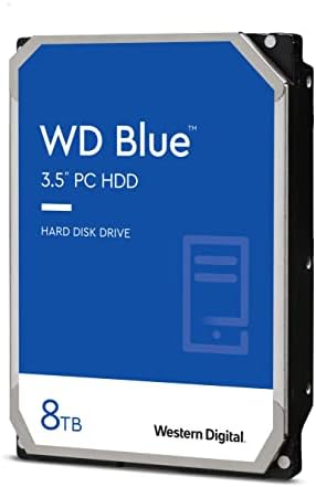Western Digital 8TB WD plavi PC interni Hard disk HDD - 5640 RPM, SATA 6 Gb/e, 128 MB Cache, 3.5&