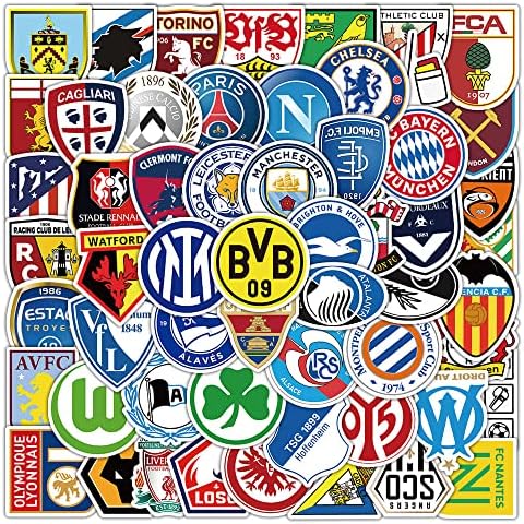 Football Team Club naljepnice |100kom fudbalski navijači Logo sportske naljepnice vodootporna Vinilna Sportska
