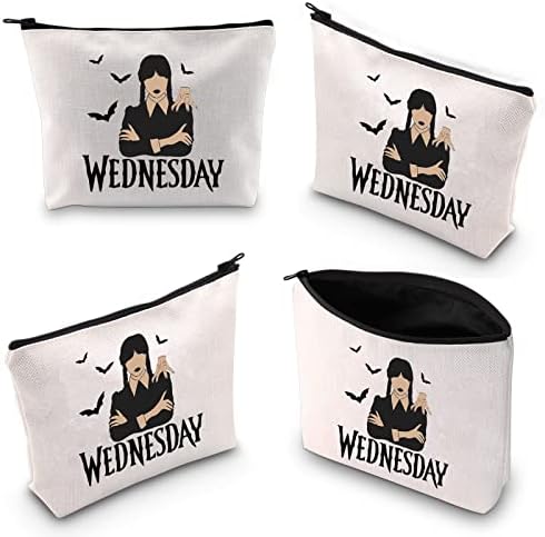 XYANFA srijeda inspirisana torba za šminkanje srijeda fanovi poklon TV emisija ljubavnik poklon Addams