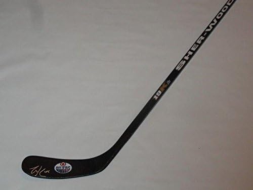 Zack Kassian potpisao je hokejaški štap u punoj veličini Edmonton Oillers autogramiran - autogramirani NHL