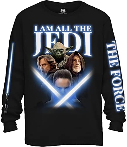 Star Wars Svi Jedi Lightside Force Rey Luke Obi-Wan Longsleeve majica