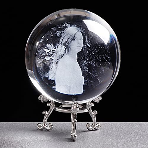 Xingfa Staklo Photo Ball Personalizirani kristalni sfer lase gravirajući GLOBE Početna Dekor Dodatna oprema za fotografije Staklena sfera