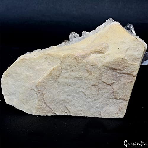 Gemsindia 4200 CT prirodni kvarcni geode kristalni iscjeljivanje mineralnog dragulja velikog sirovog uzorka