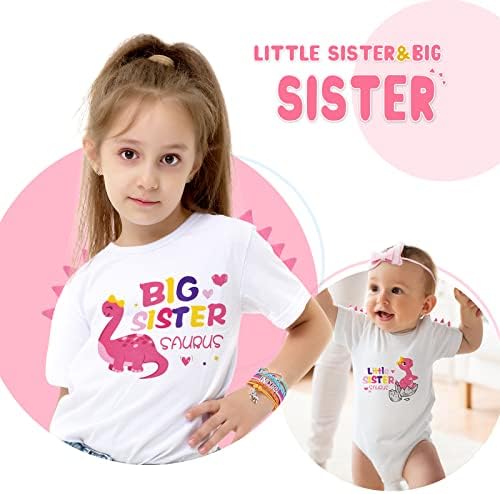 WAWSAM Big sestra Little Sestru Odgovara odjeću Big Sis Little Sis Siblic set majice