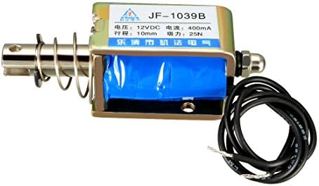 UXCell 12VDC 25N Push Pull Open Frame Solenoid elektromagnet linear Motion JF-1039B