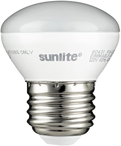 Sunlite 80557-su LED R14 Mini reflektorska reflektorska sijalica, 4 Vata , 250 lumena, Srednja baza, zatamnjiva, ETL lista, 3000k topla bijela, 1 Grof