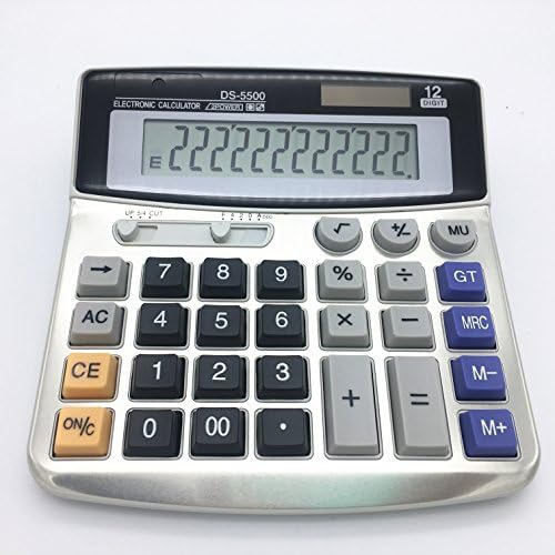 Lianshi kalkulator, elektronički kalkulator radne površine, 12-znamenkasti solarni kalkulator napajanja,
