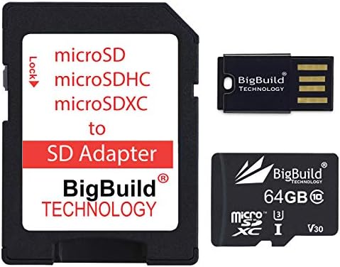 BigBuild tehnologija 64GB Ultra brza 100MB/s U3 microSDXC memorijska kartica za Samsung Galaxy