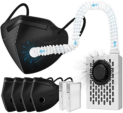 Električne nosive maske za prečišćavanje vazduha,dovod vazduha, lakše disanje, sa HEPA filterom,