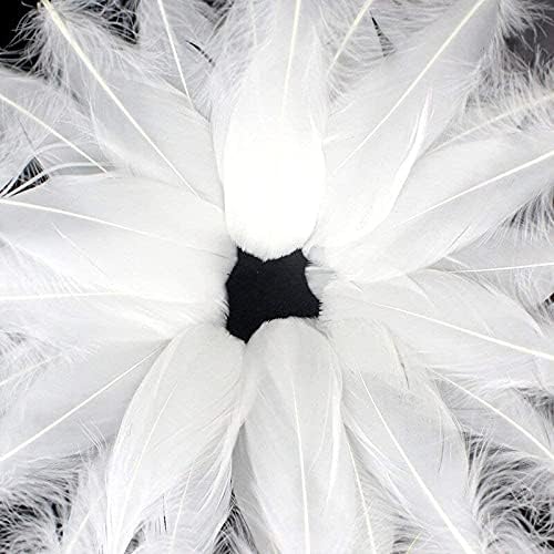 Zamihalaa 20 / 100kom pahuljasto gusko bijelo perje Plumas DIY perje za izradu nakita dekoracija šešira