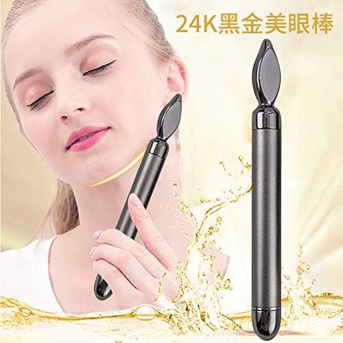Crna zlatna masažna štapa za oči za oči uvozio električni V-lica instrument Kozmetički štap Beauty olovka