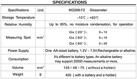 ￼￼￼￼￼￼￼￼MG268-F2 ￼, GlossMeter GlossMeter Gloss metar, 20, 60, 85 deg. Memorijski softver,