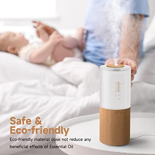 Muson Mini bitno difuzor ulja Aroma Cool magl HIRDIDIFIFIER za putnike za spavanje, ultrazvučni aromaterapijski